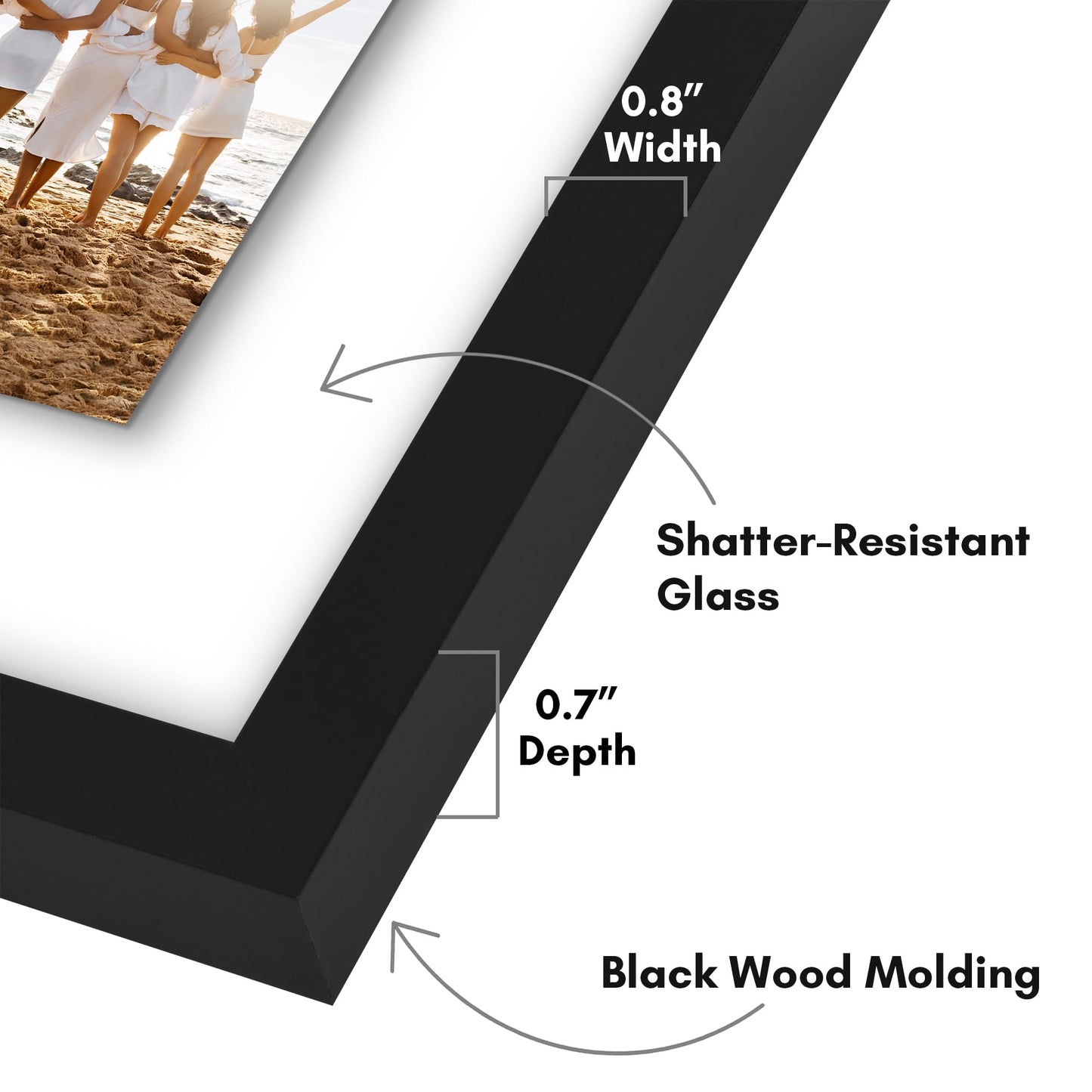 Collage Frame with Floating Effect - Americanflat