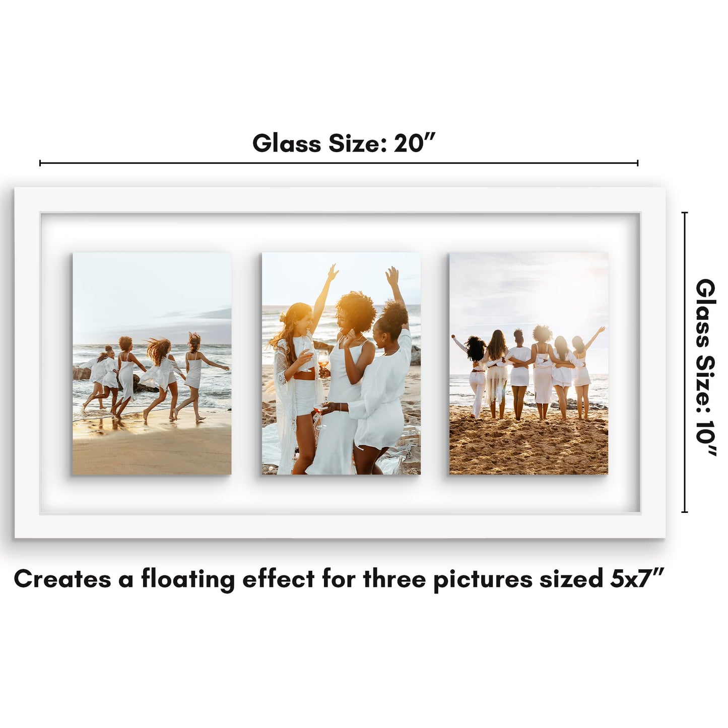 Collage Frame with Floating Effect - Americanflat