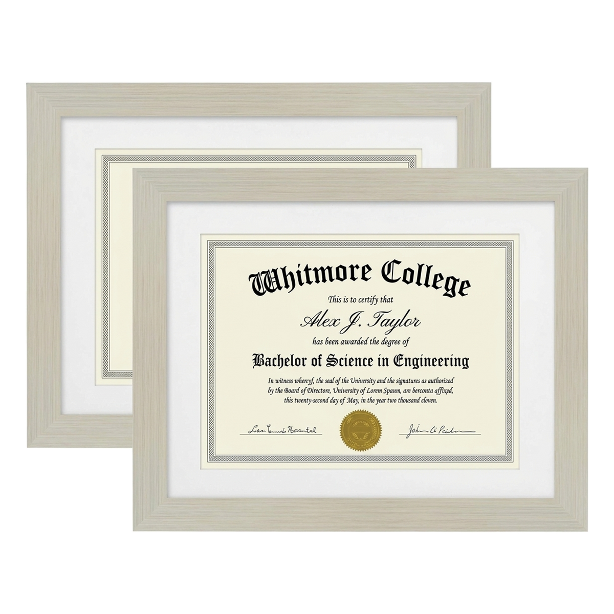 Legacy Matted Document Frame