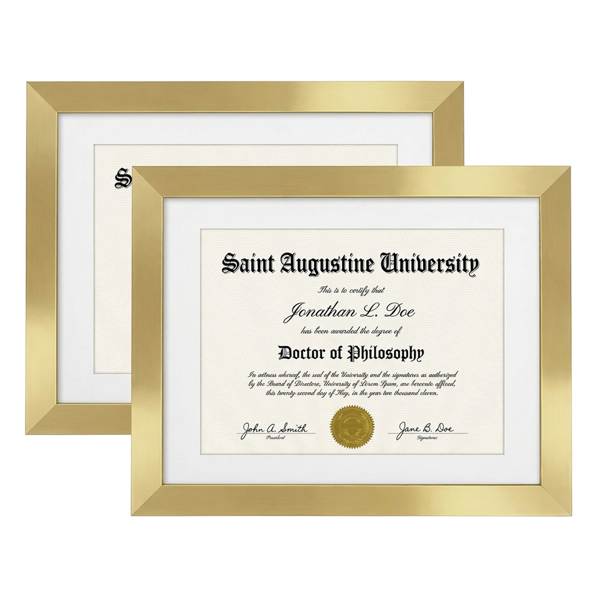 Legacy Matted Document Frame