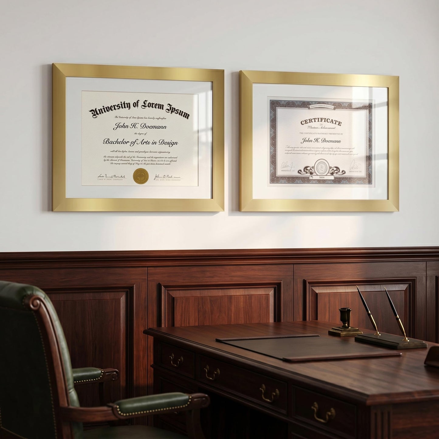 Legacy Matted Document Frame