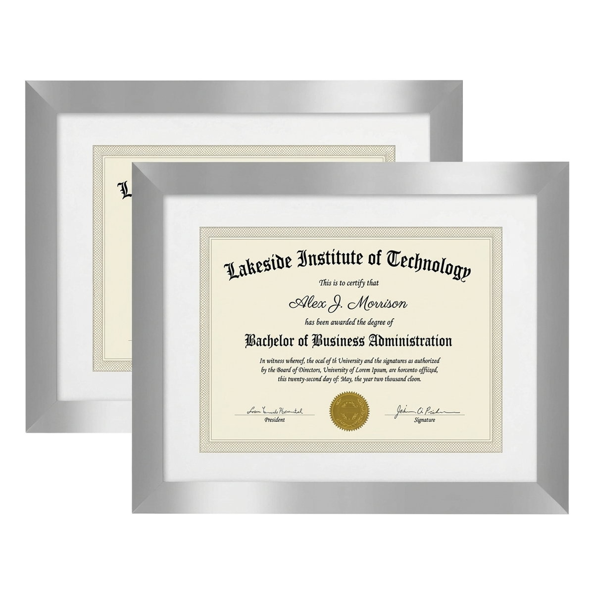 Legacy Matted Document Frame
