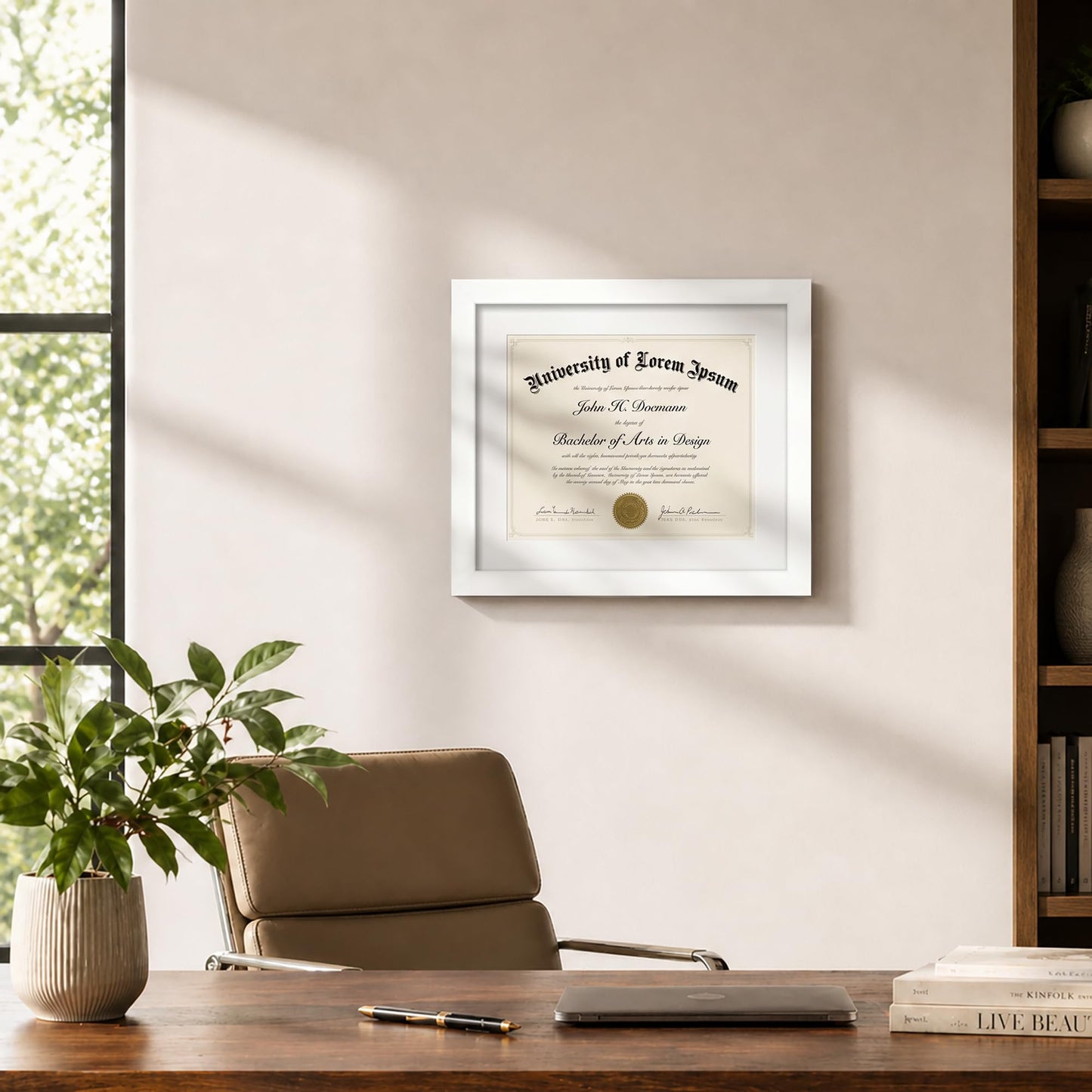 Legacy Matted Document Frame