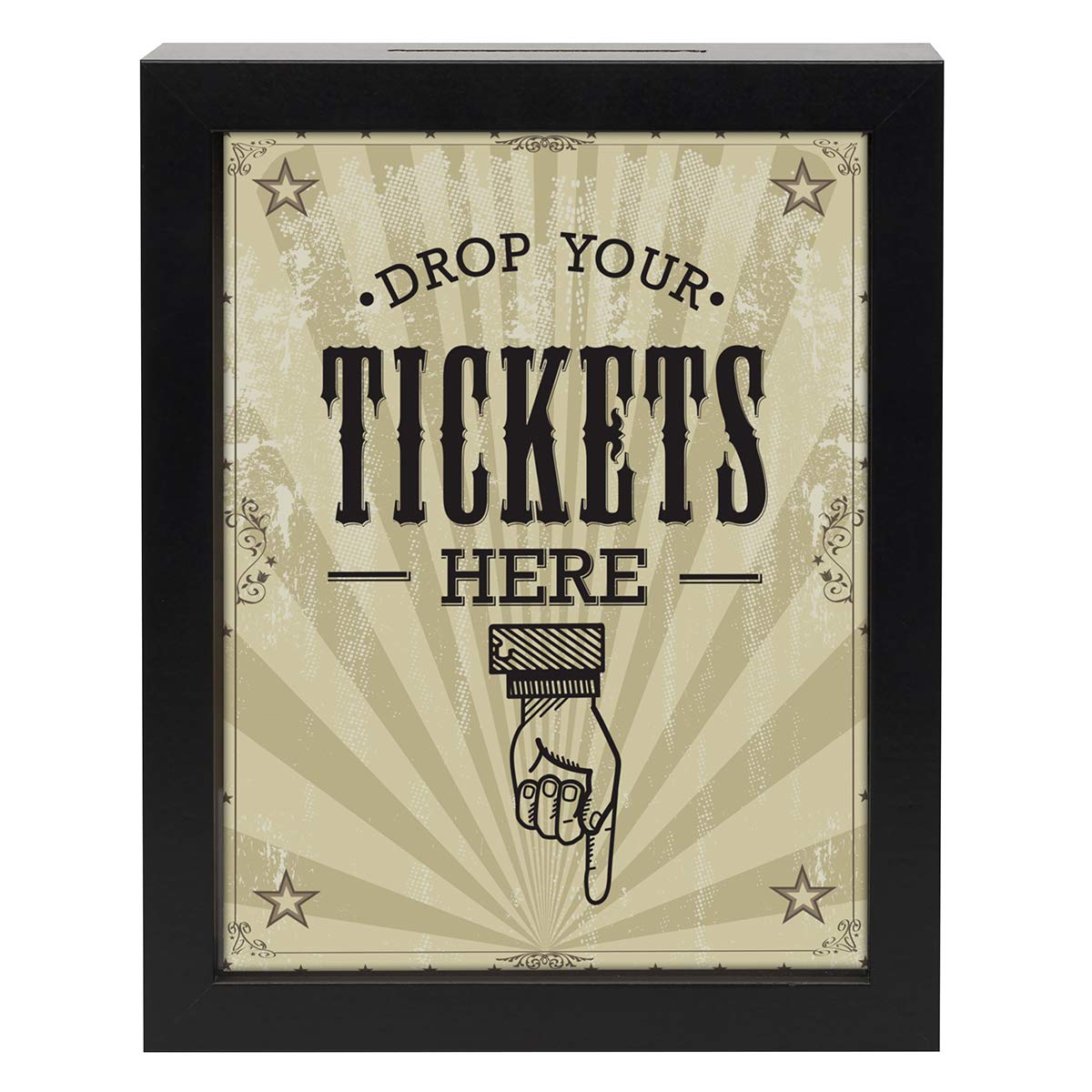 Shadow Box Bank | Top Slot | Wall Mount | Polished Glass - Americanflat