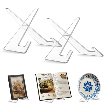 Acrylic Display Stand  Modern Clear Easel | Premium Quality