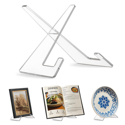 Acrylic Display Stand  Modern Clear Easel | Premium Quality