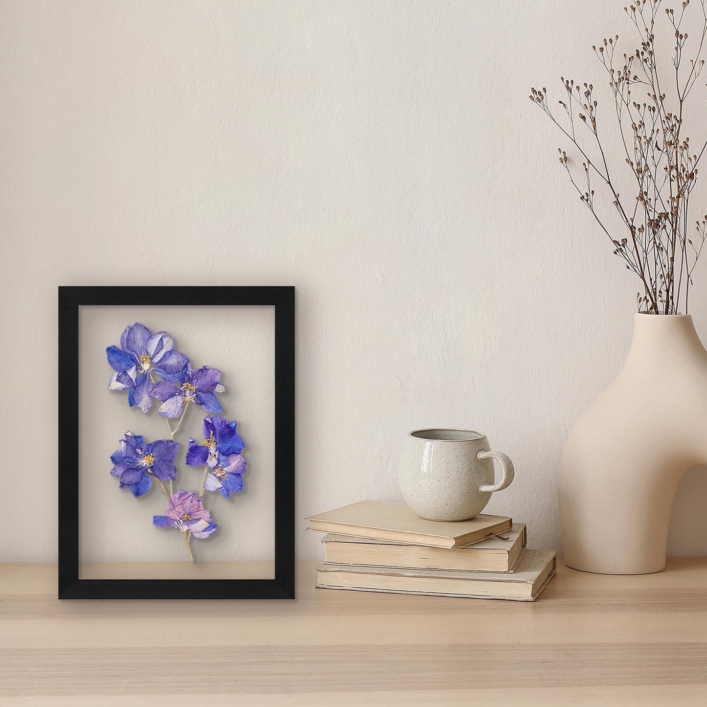 Floating Picture Frame | Set of 2 | Clear Glass | Modern Design | Wall/Tabletop Display - Americanflat