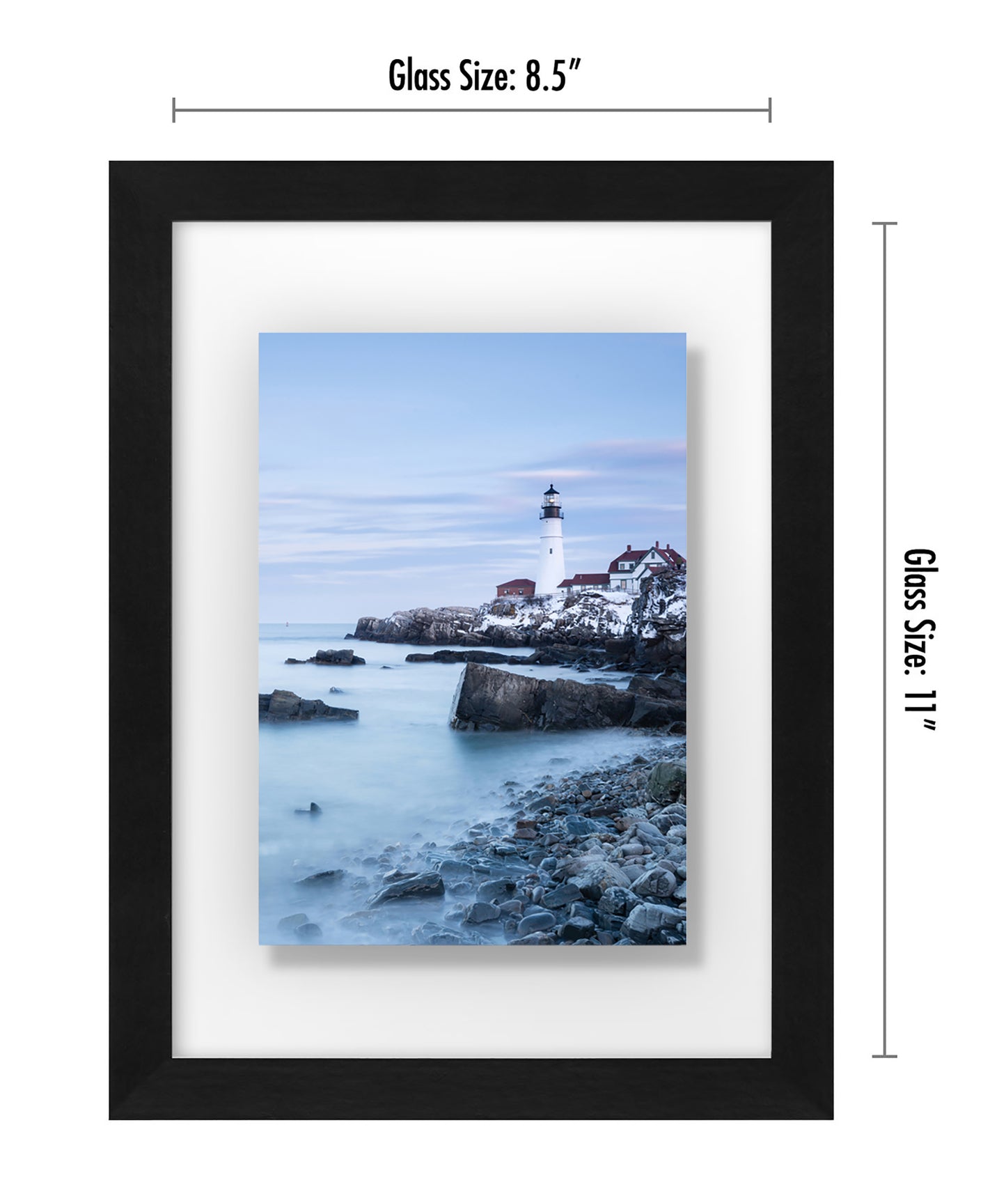 Aluminum Floating Frame | Metal Molding | Shatter-Resistant | Modern - Premium Quality