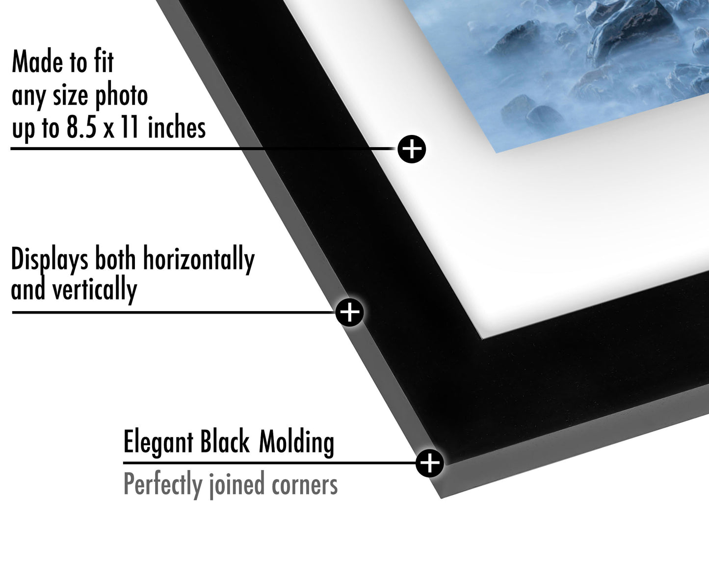 Aluminum Floating Frame | Metal Molding | Shatter-Resistant | Modern - Premium Quality