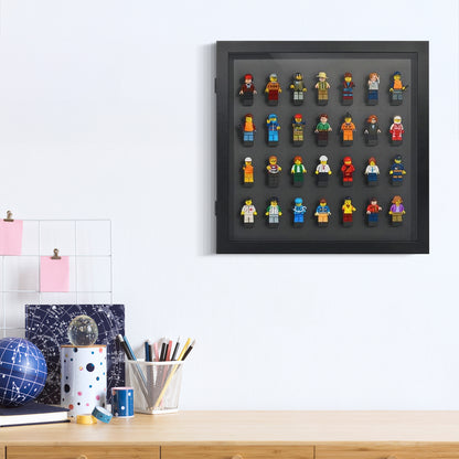 Toy Collectibles Display Case for Cars and Mini Figurines | Silhouette Collection