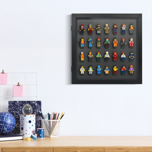 Toy Collectibles Display Case for Cars and Mini Figurines | Silhouette Collection