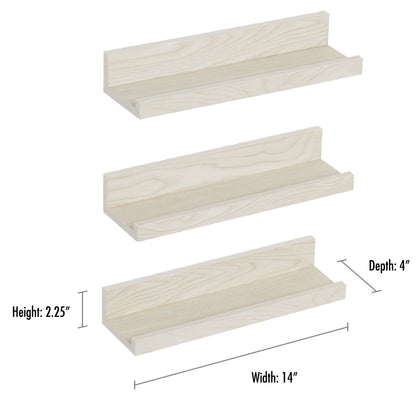 Floating Shelves - FY12LTWOOD- Shelf - Americanflat