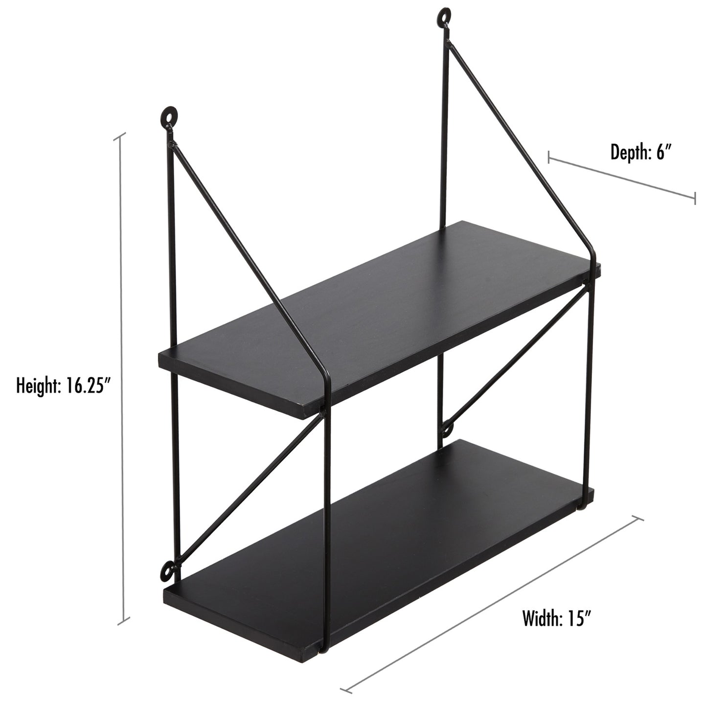 Floating Shelves - FY17BLK - Shelf - Americanflat