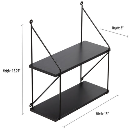 Floating Shelves - FY17BLK - Shelf - Americanflat