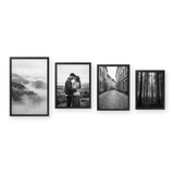 Fusion Bold Gallery Wall — Black · 4 Frames