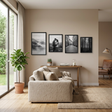 Fusion Bold Gallery Wall — Black · 4 Frames