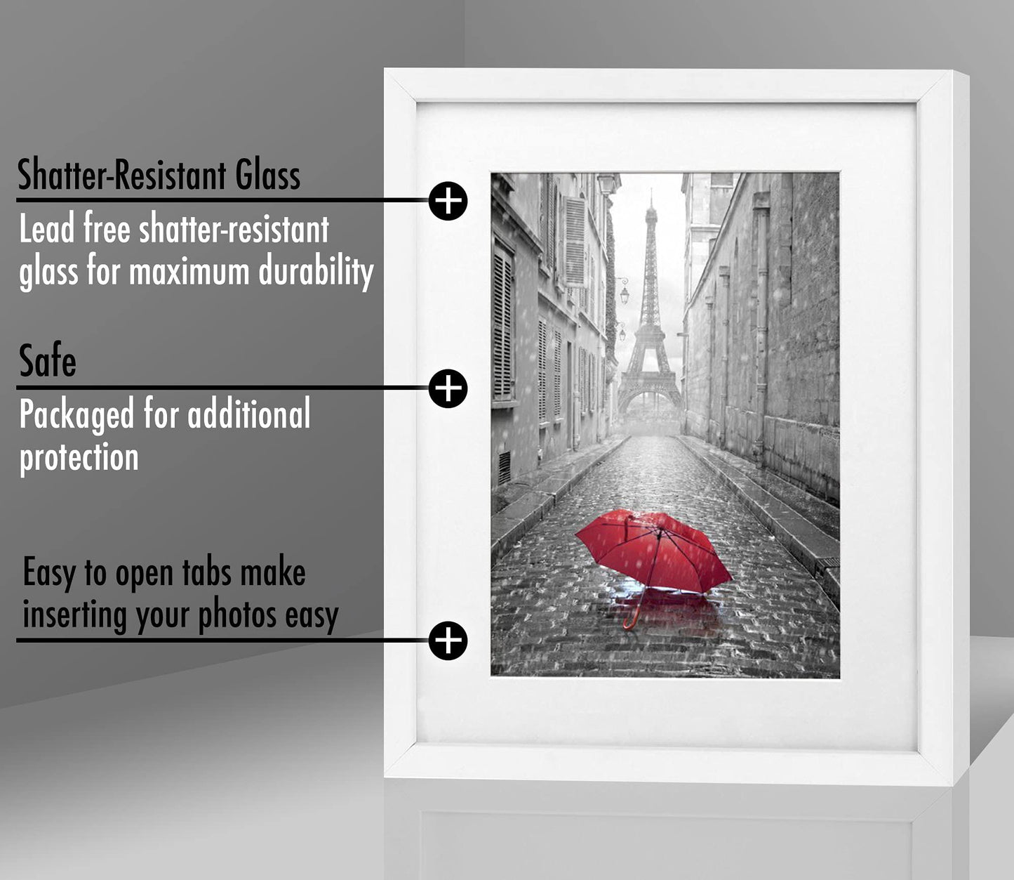 Picture Frame | Signature Collection | Classic Molding | Includes Mat | Multi Pack