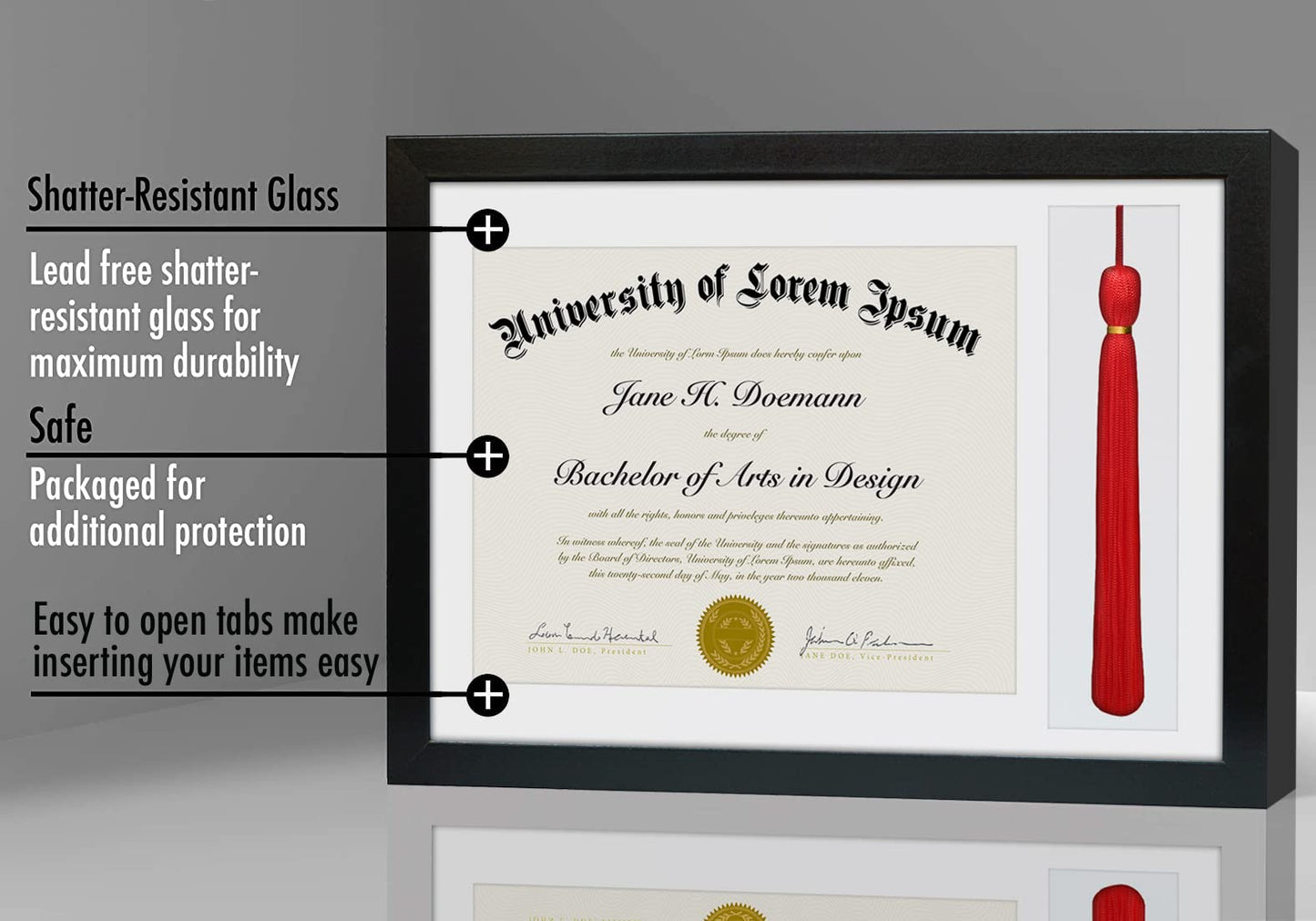 Legacy Unmatted Document Frame