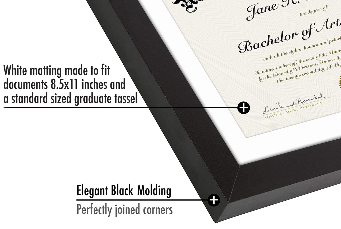 Legacy Unmatted Document Frame