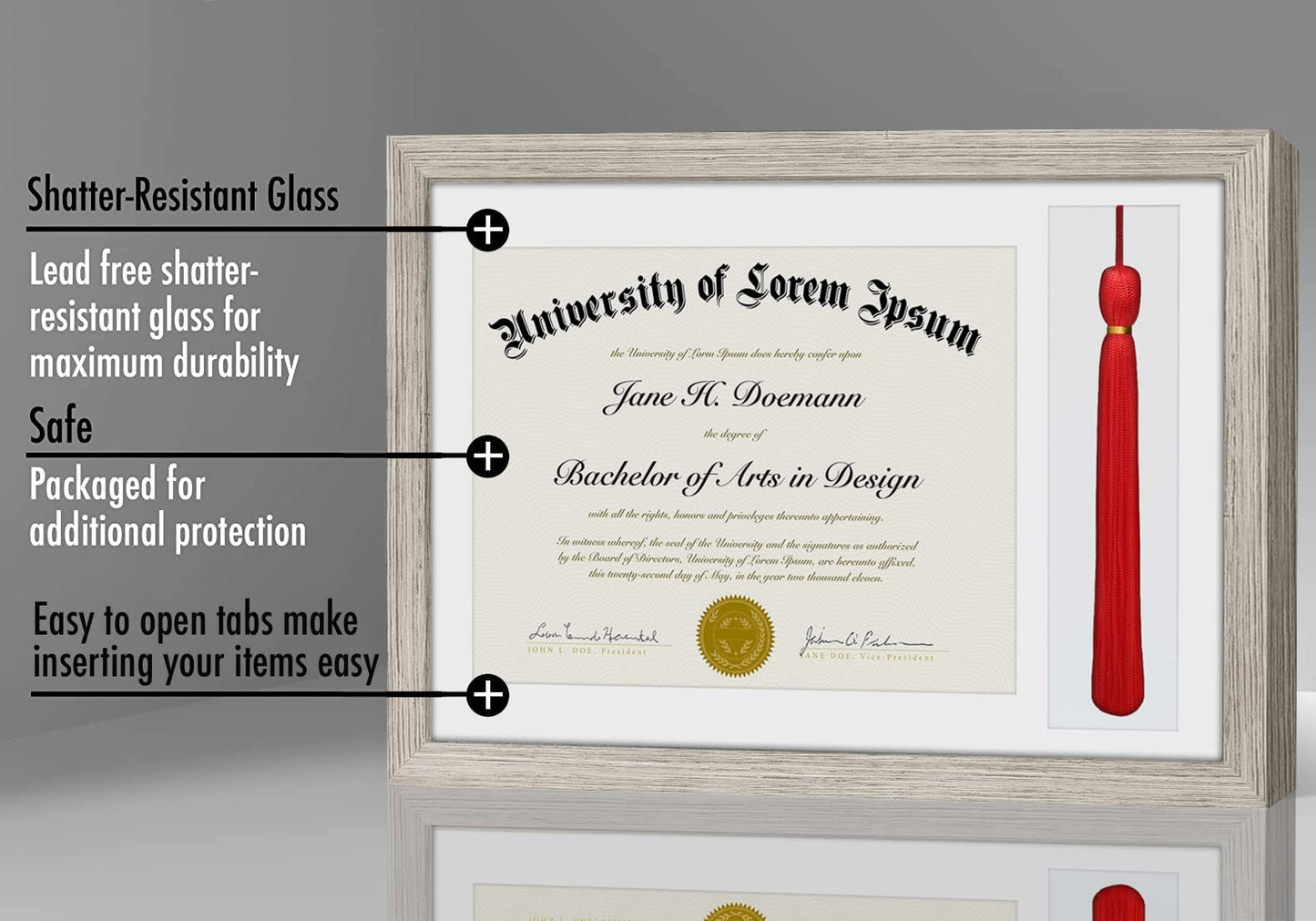 Legacy Unmatted Document Frame