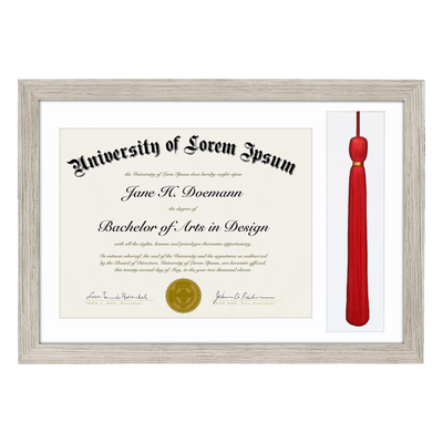 Legacy Unmatted Document Frame — 16x16 / Driftwood / 1 Pack