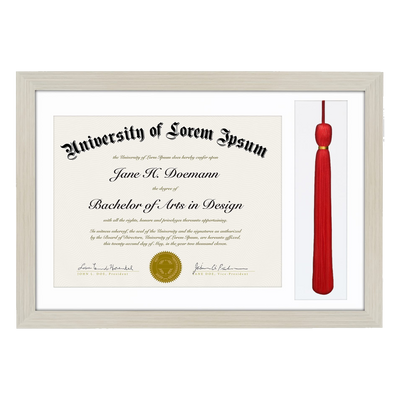 Legacy Unmatted Document Frame — 16x16 / Lightwood / 1 Pack
