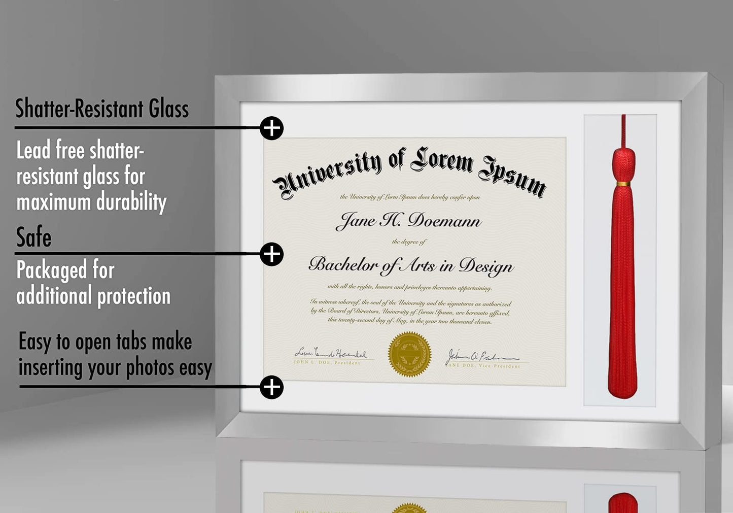 Legacy Unmatted Document Frame