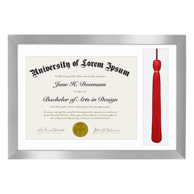 Legacy Unmatted Document Frame — 16x16 / Silver / 1 Pack