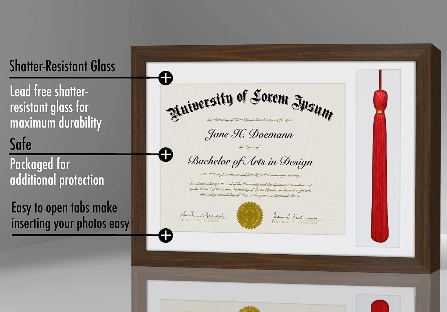 Legacy Unmatted Document Frame