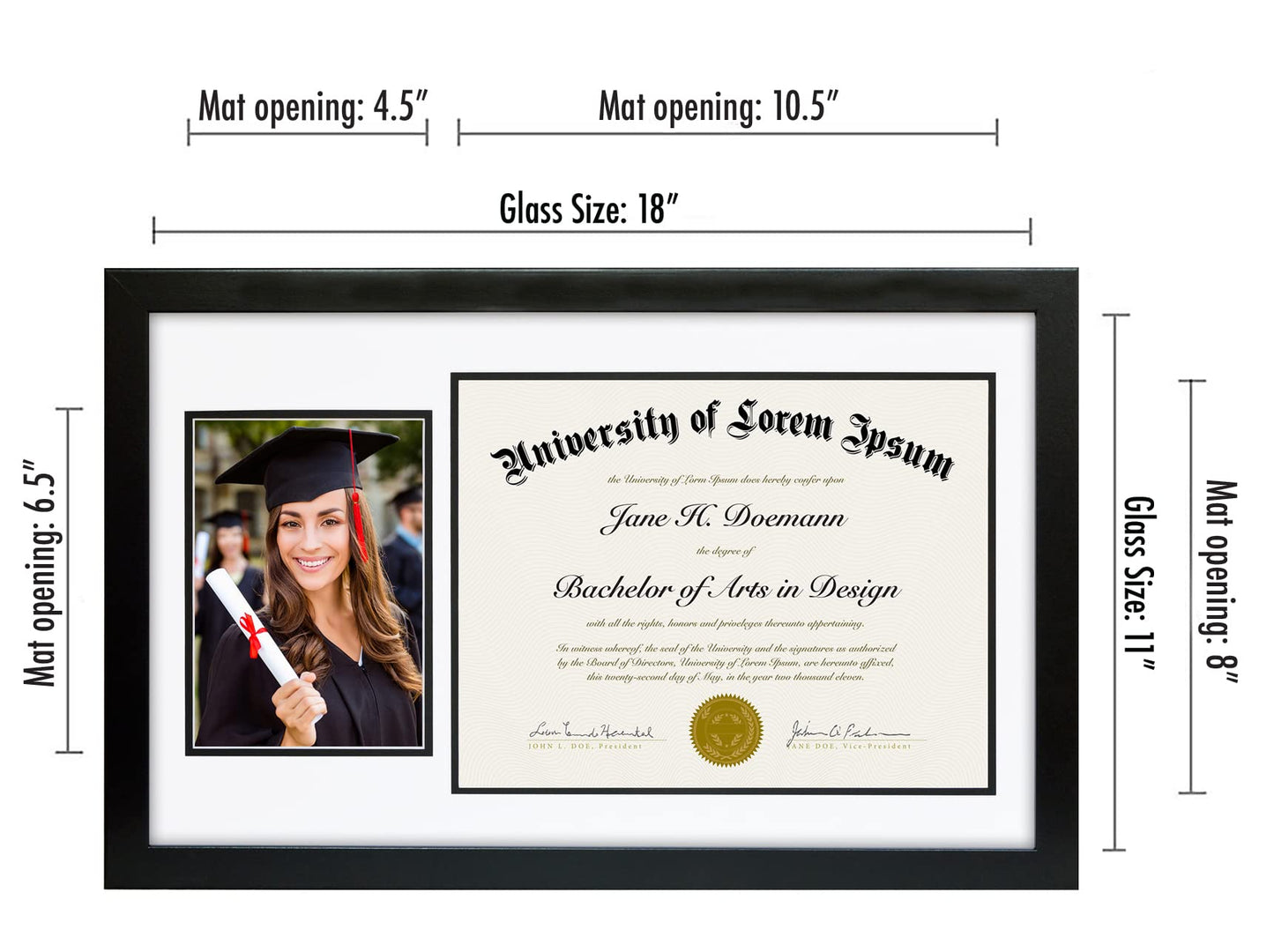 Legacy Unmatted Document Frame