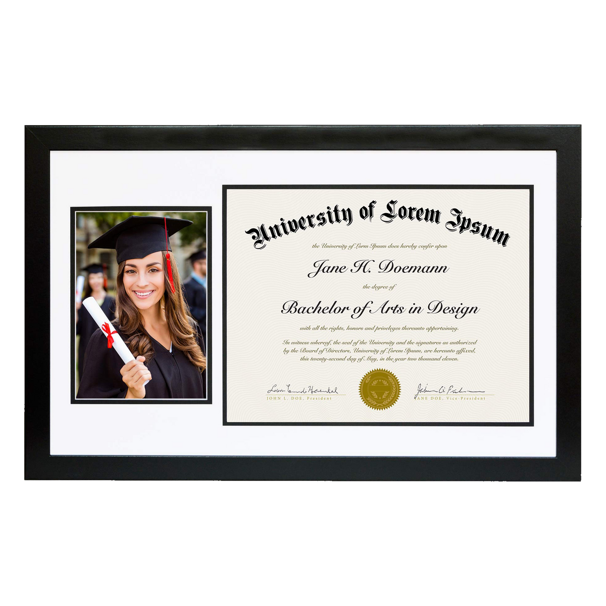 Legacy Unmatted Document Frame