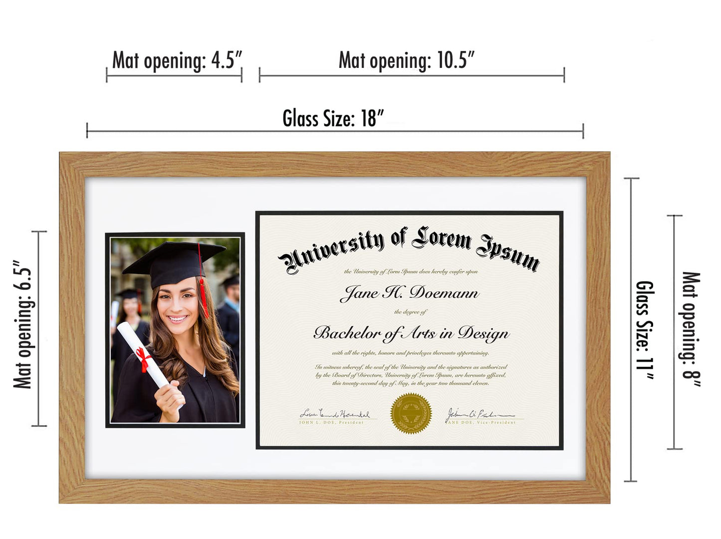 Legacy Unmatted Document Frame