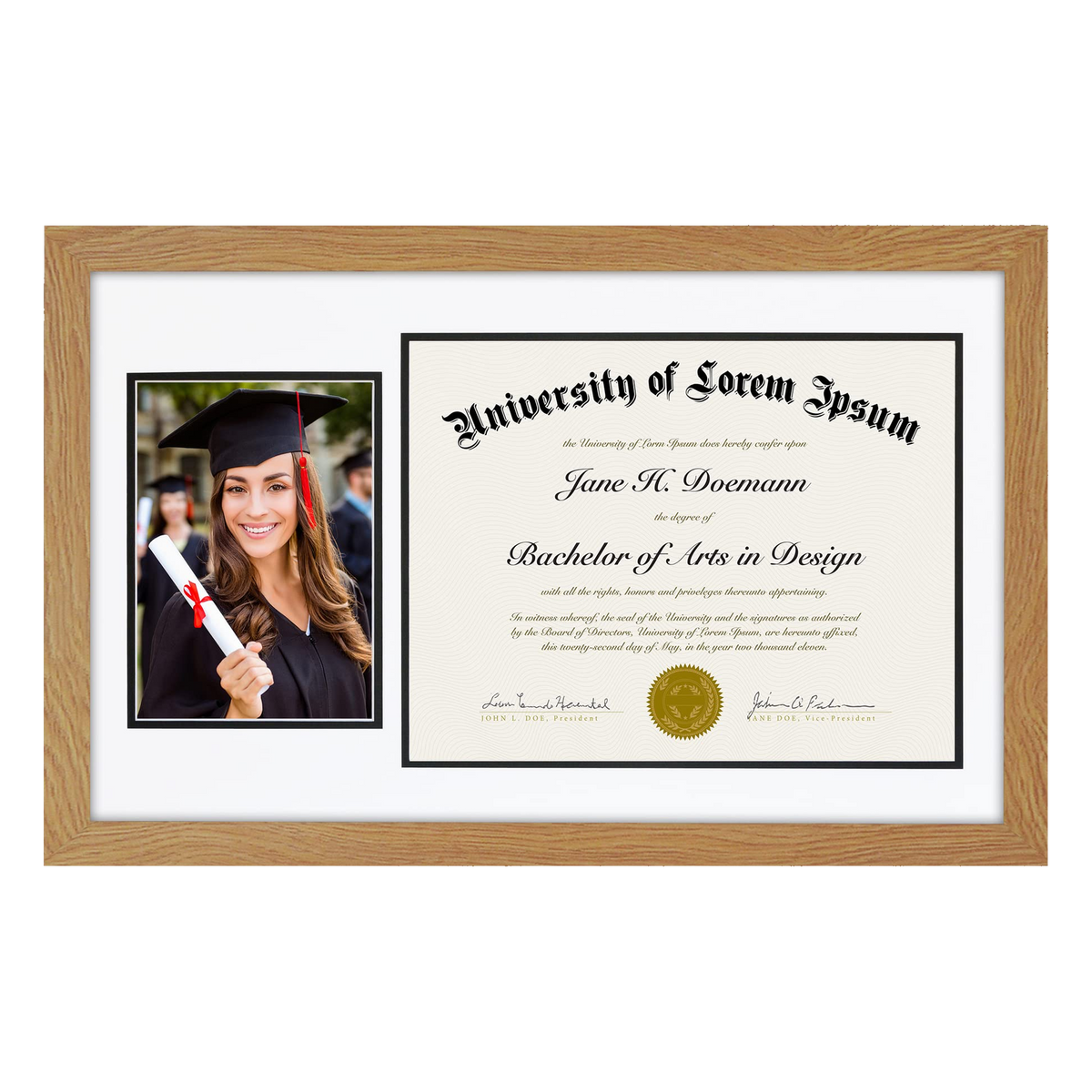 Legacy Unmatted Document Frame