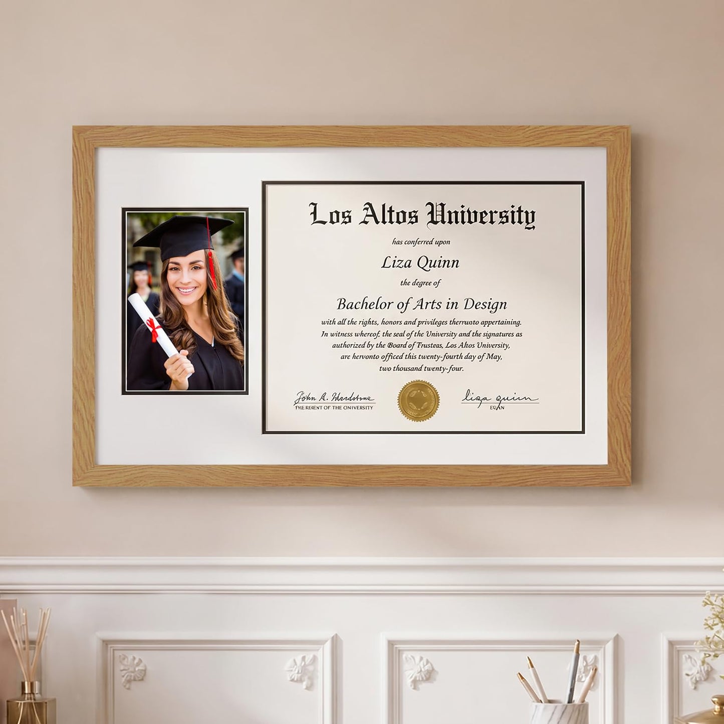 Legacy Unmatted Document Frame