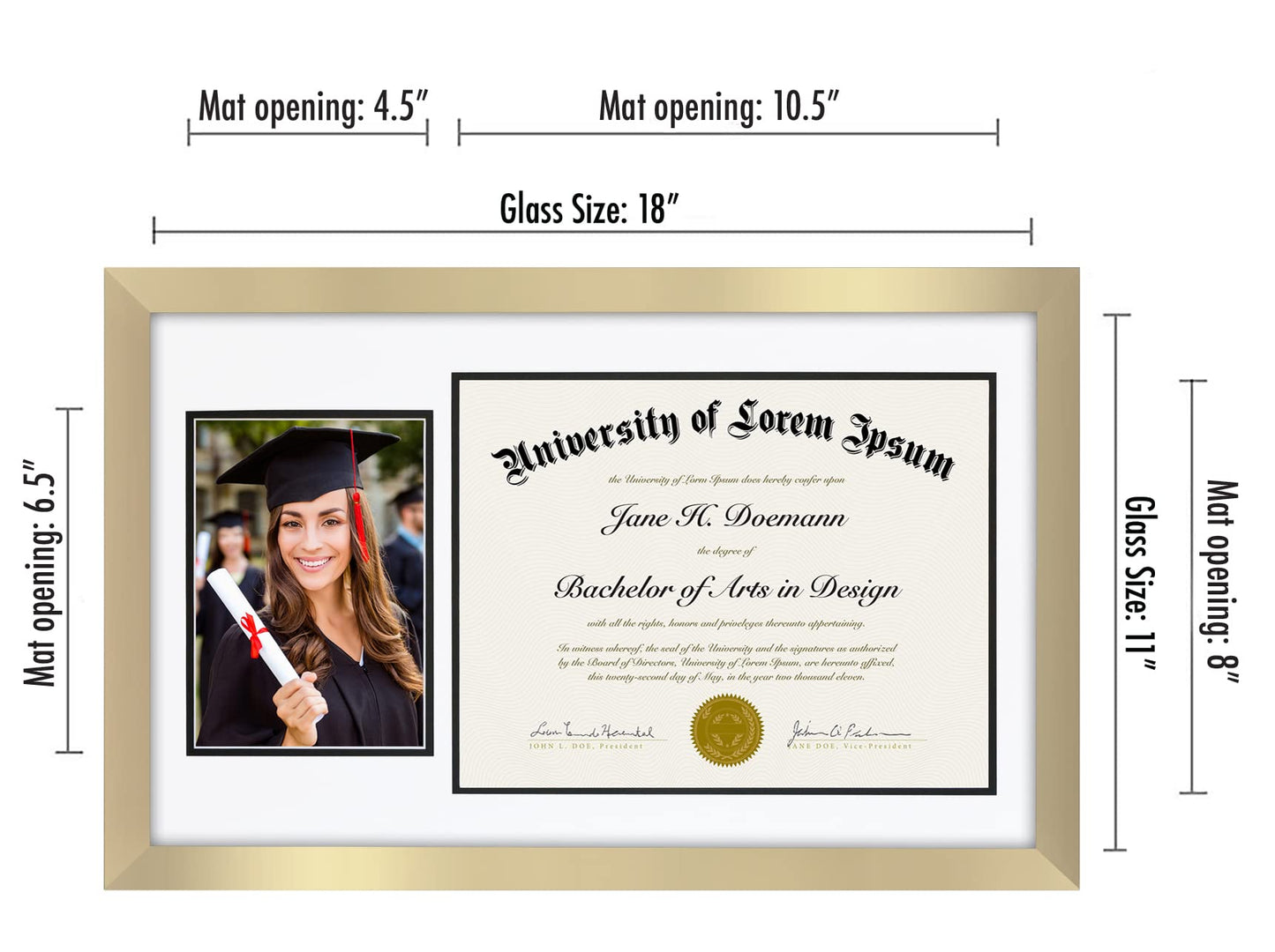 Legacy Unmatted Document Frame