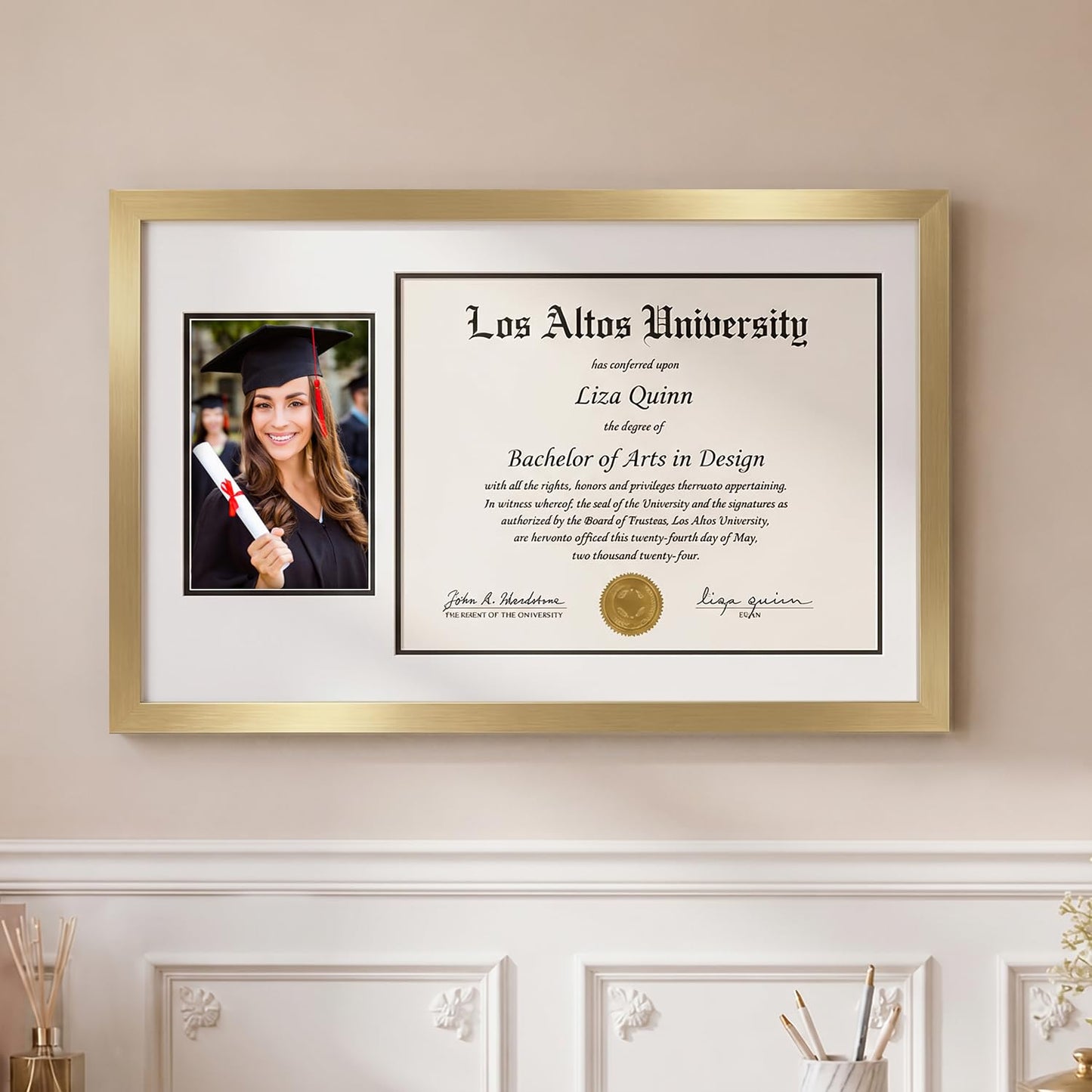 Legacy Unmatted Document Frame