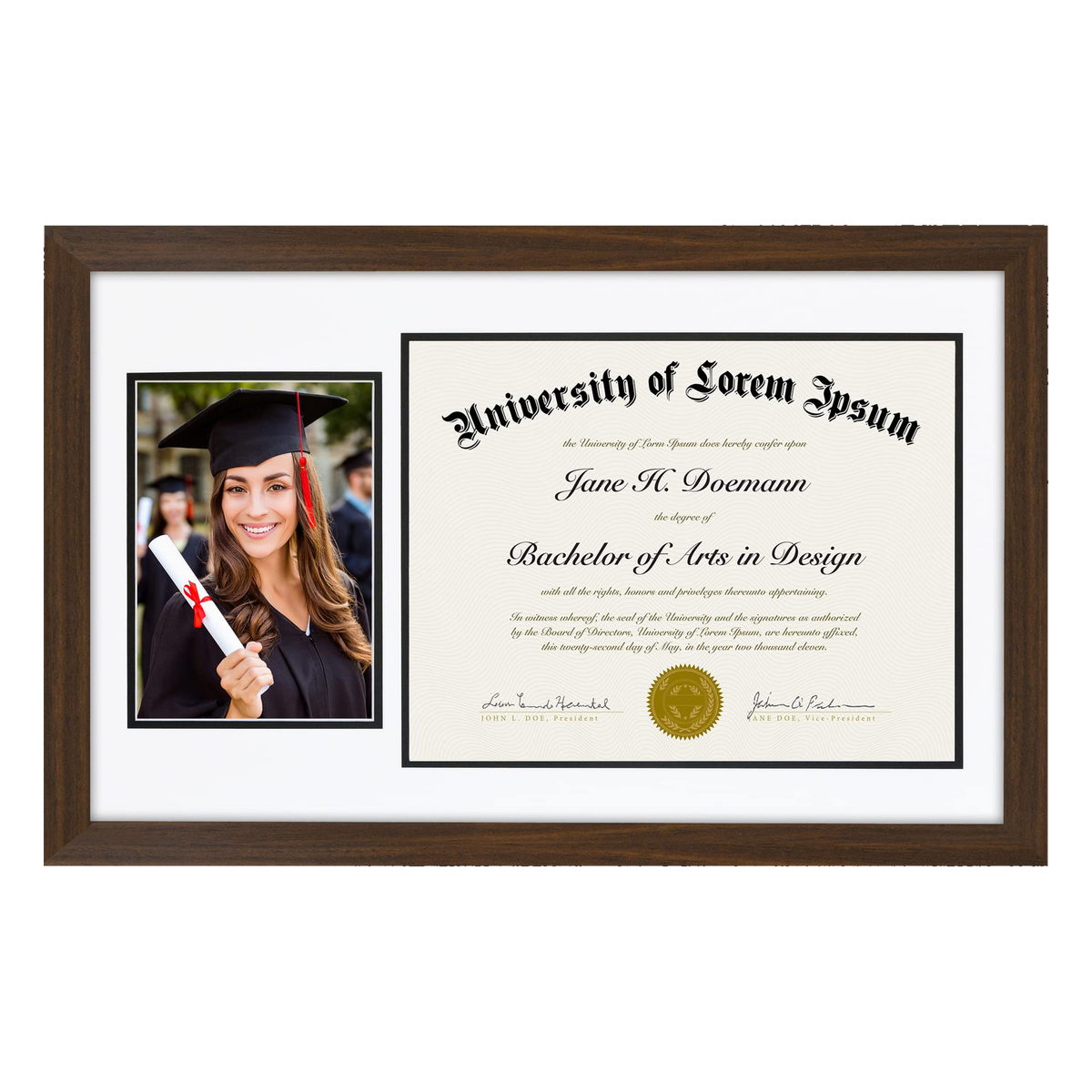 Legacy Unmatted Document Frame