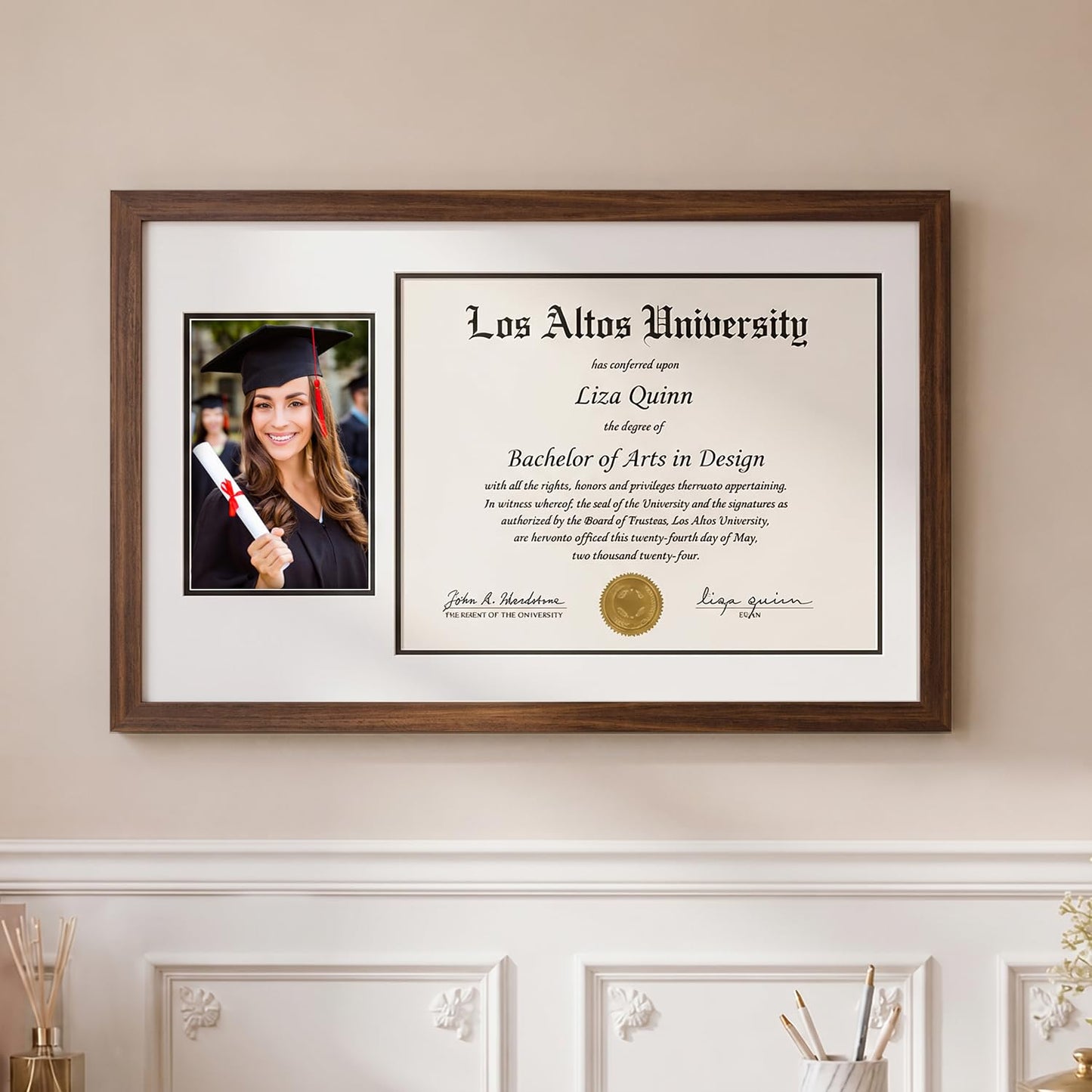 Legacy Unmatted Document Frame