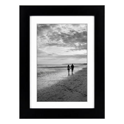 Soho Matted Picture Frame — 5x7 / Black / 4x6