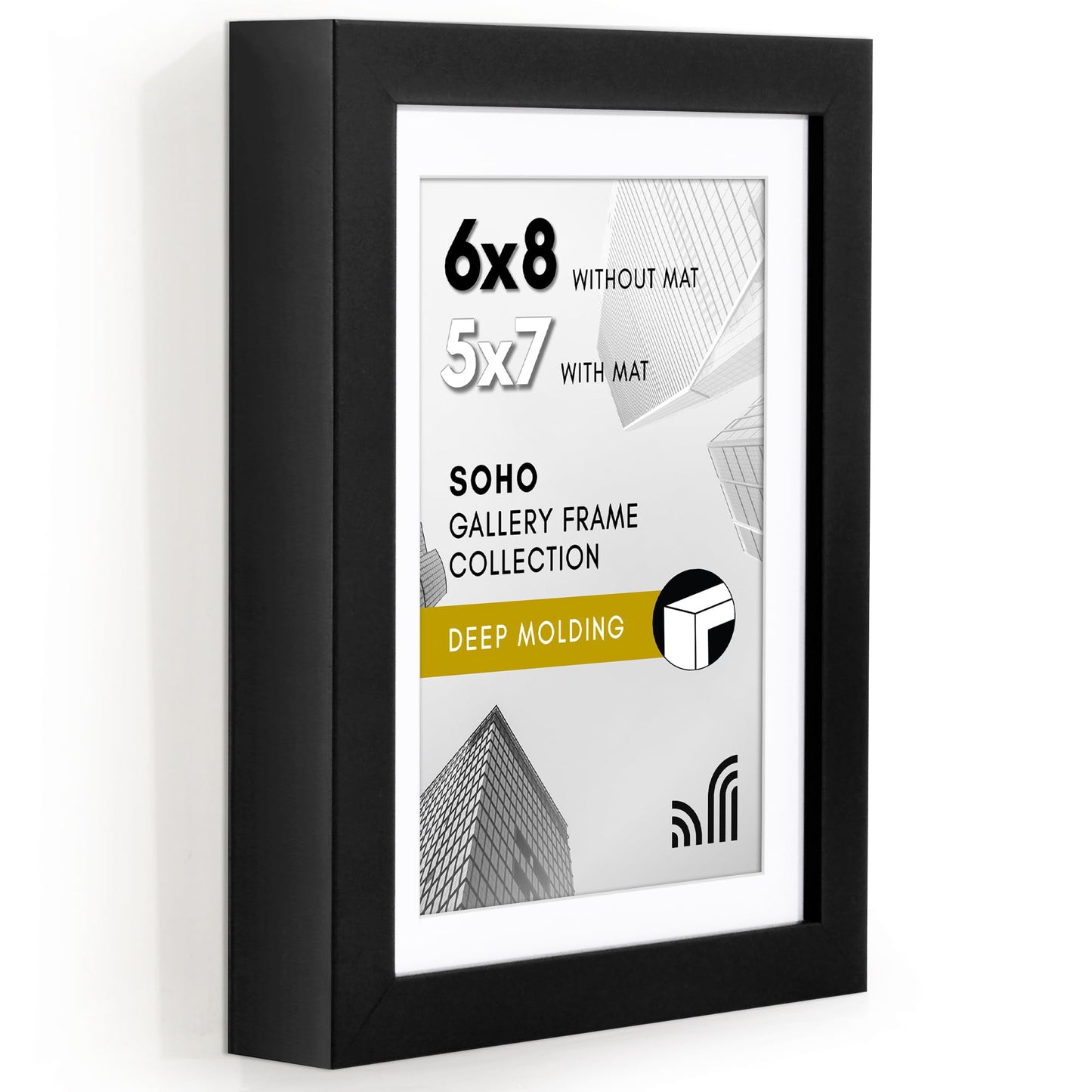 Gallery Picture Frame with Mat | Soho Collection