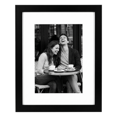 Soho Matted Picture Frame — 8x10 / Black / 5x7