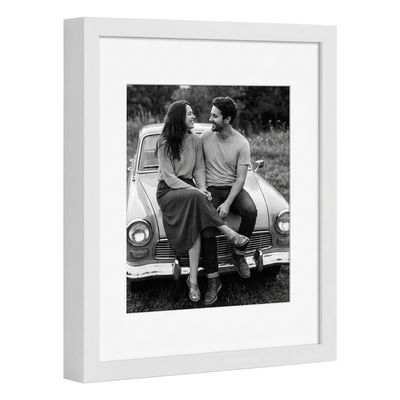 Soho Matted Picture Frame — 11x14 / White / 8x10