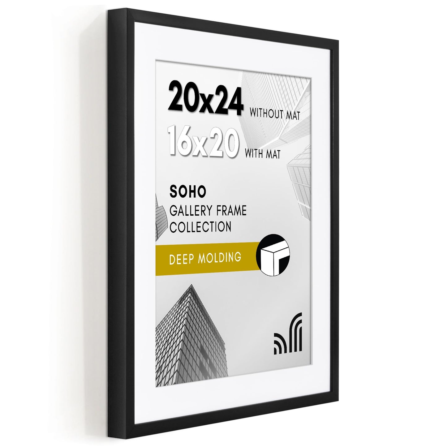 Gallery Picture Frame with Mat | Soho Collection