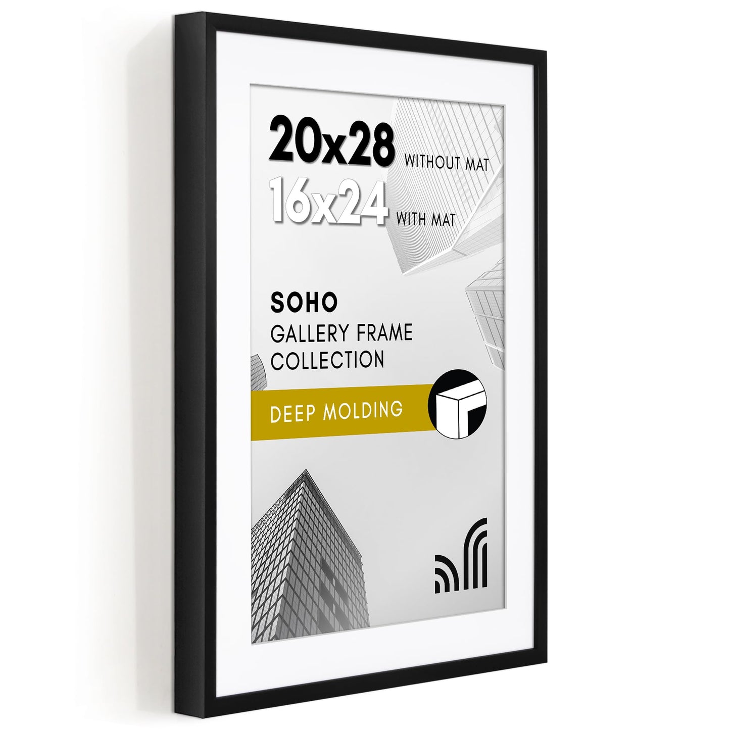 Gallery Picture Frame with Mat | Soho Collection