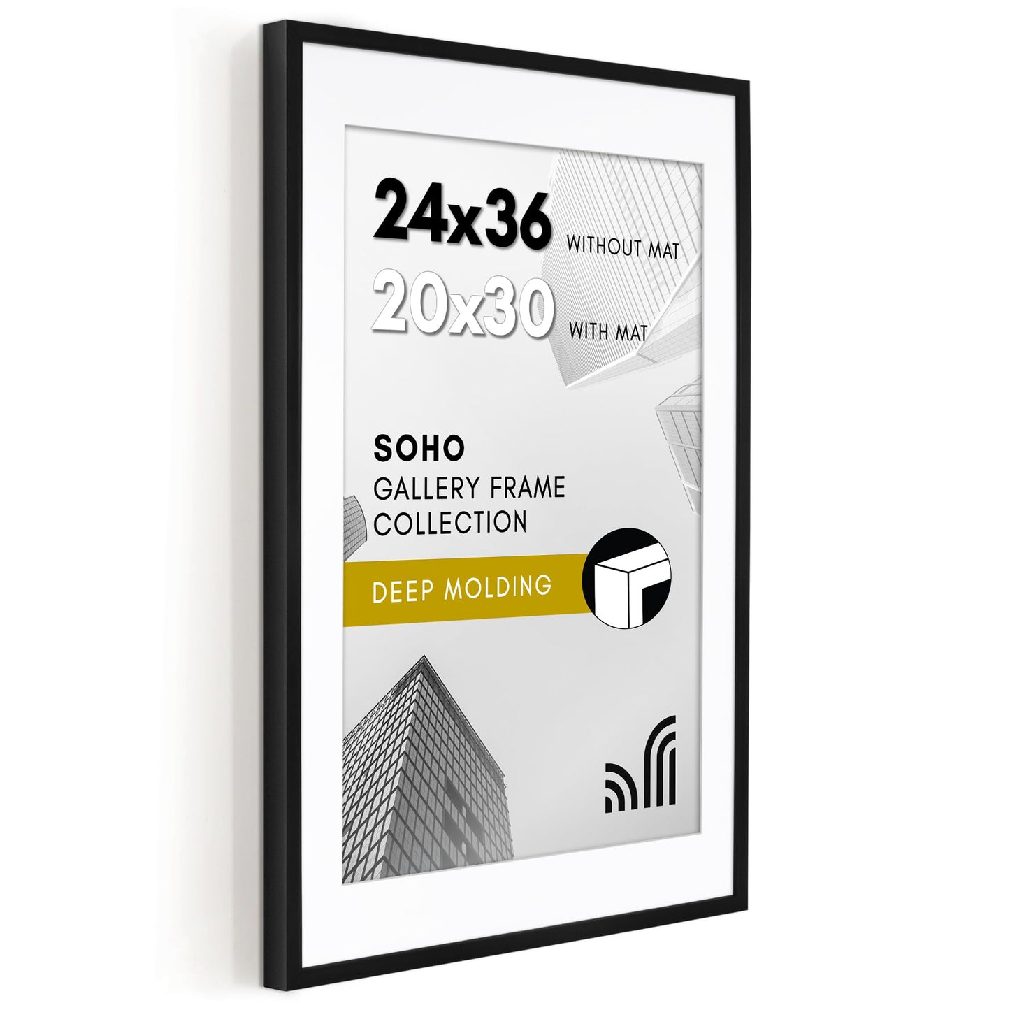 Gallery Picture Frame with Mat | Soho Collection