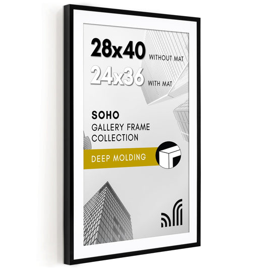 Gallery Picture Frame with Mat | Soho Collection