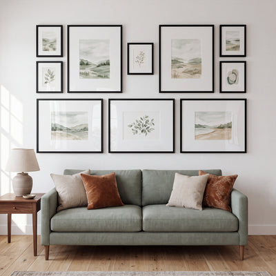 Balanced Sofa Gallery — Black · 10 Frames — Default Title
