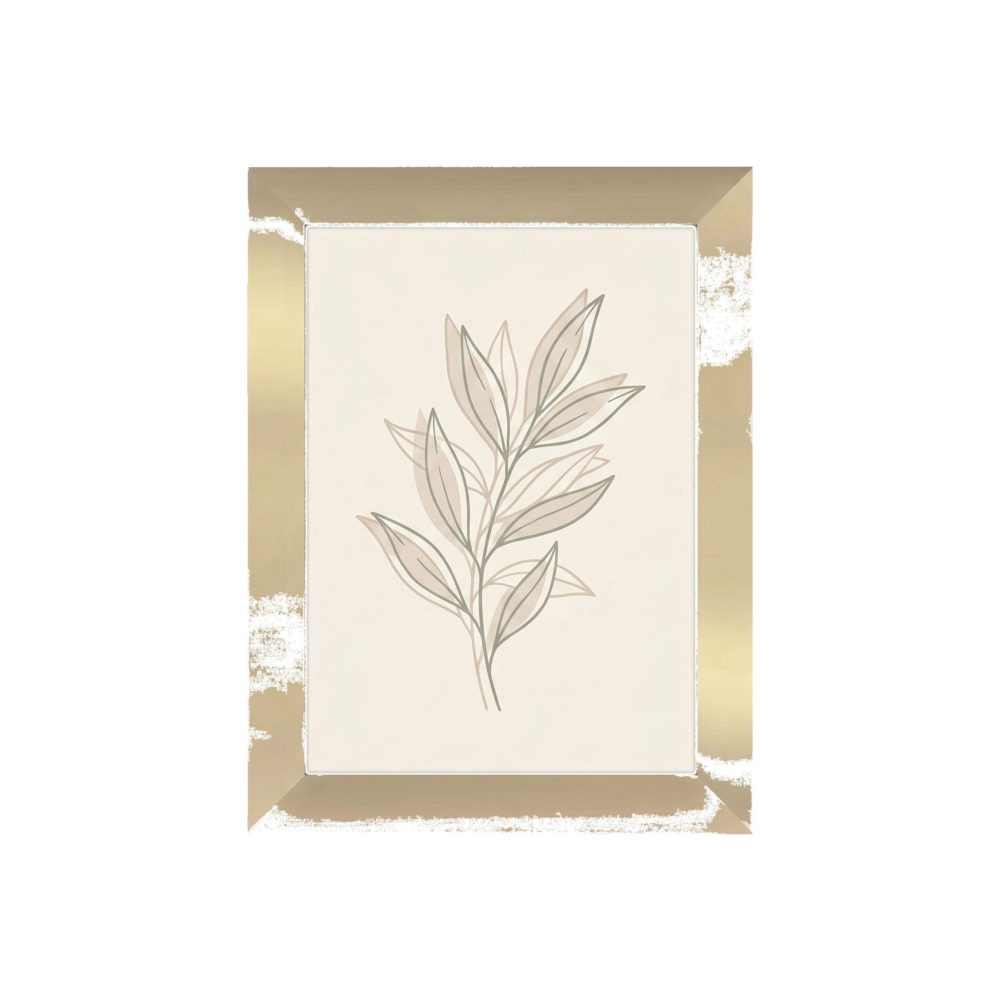 Americanflat A-Size Picture Frame Gold