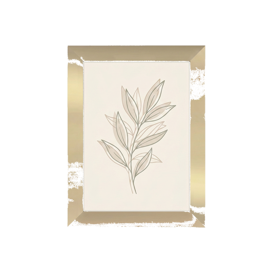 Americanflat A-Size Picture Frame Gold
