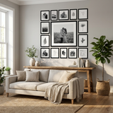 Grand Gallery Wall — Black · 15 Frames